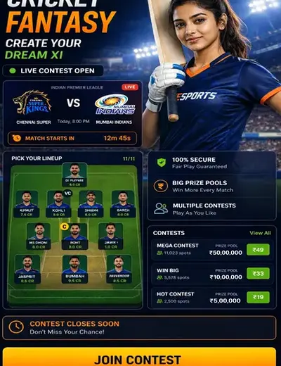 Satsportxyz (satsport xyz) fantasy cricket & matchday visual 3